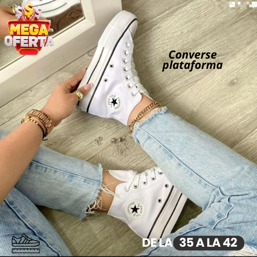 Tenis Converse Plataforma Mujer Eleva Tu Estilo con Confort y Actitud